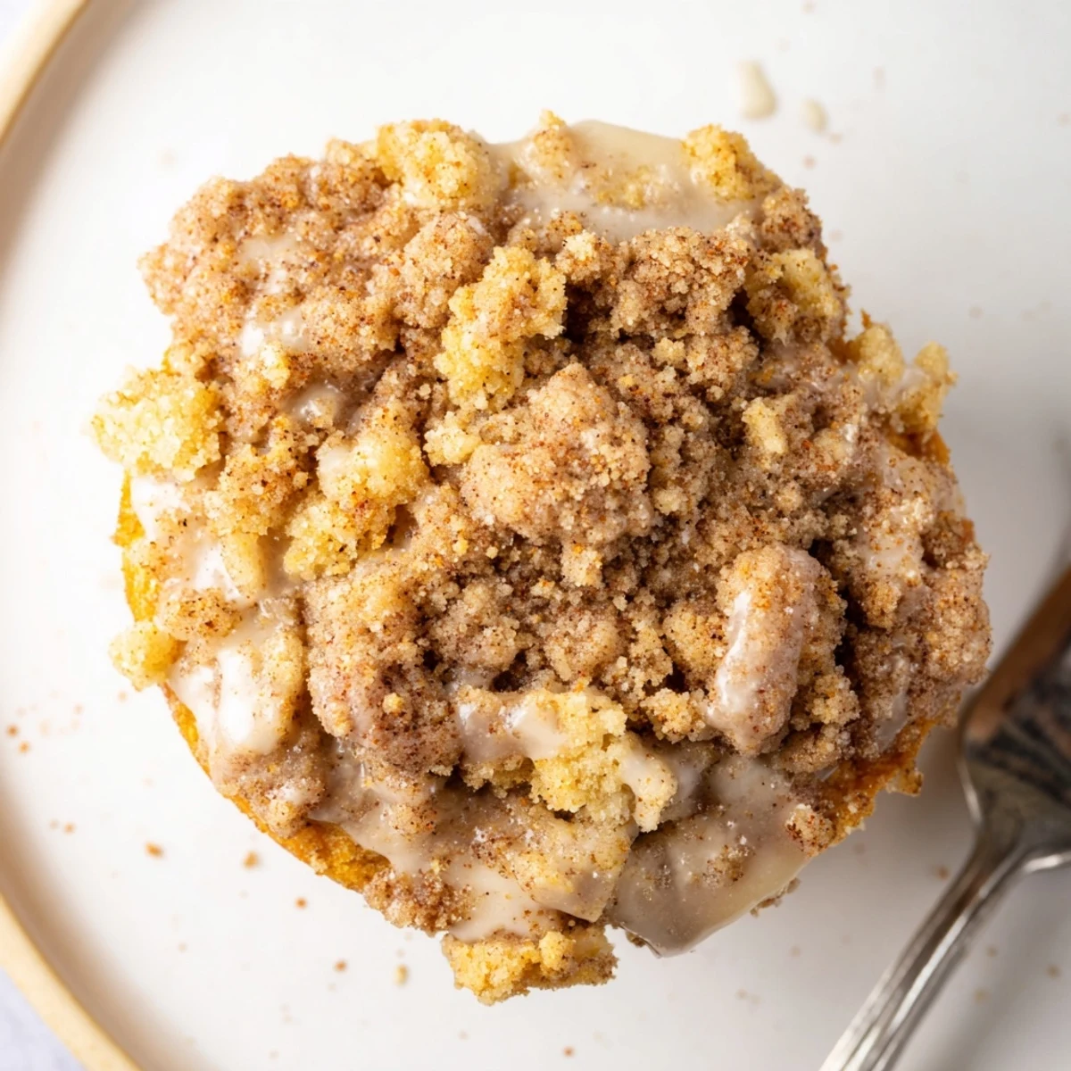Festive Eggnog Christmas Muffins