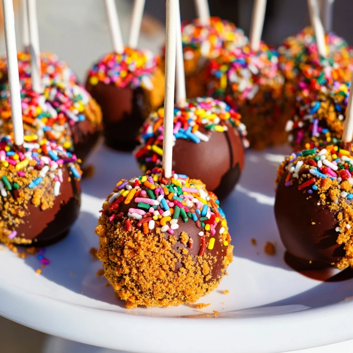 Deliciously creamy Smores Cinnamon Birthday Cake Pops ideal for festive celebrations and sweet cravings.