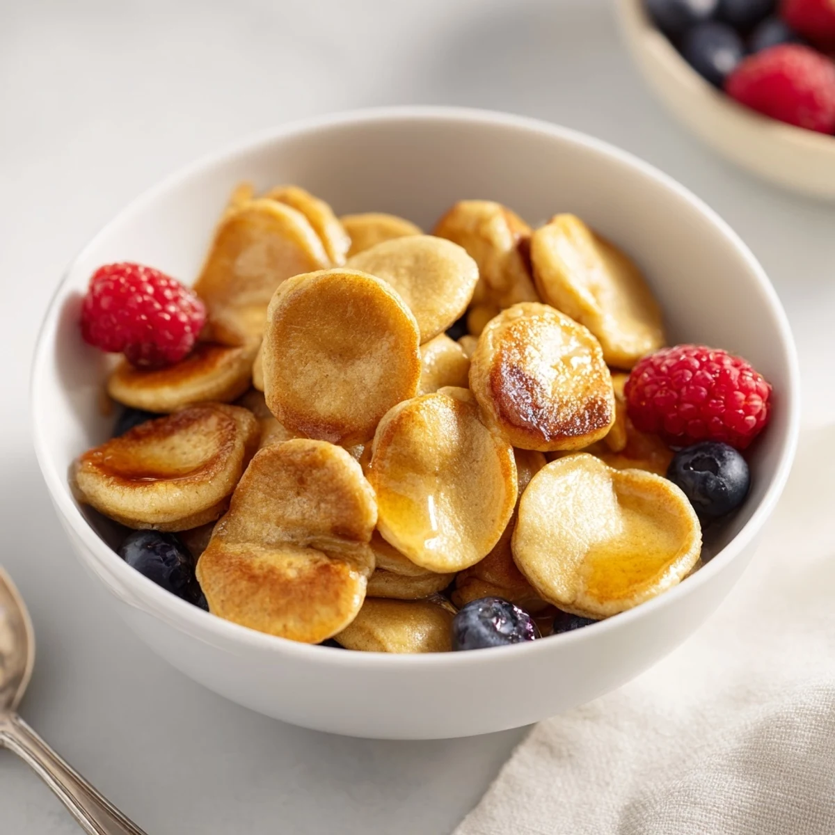 Mini Pancake Cereal Breakfast
