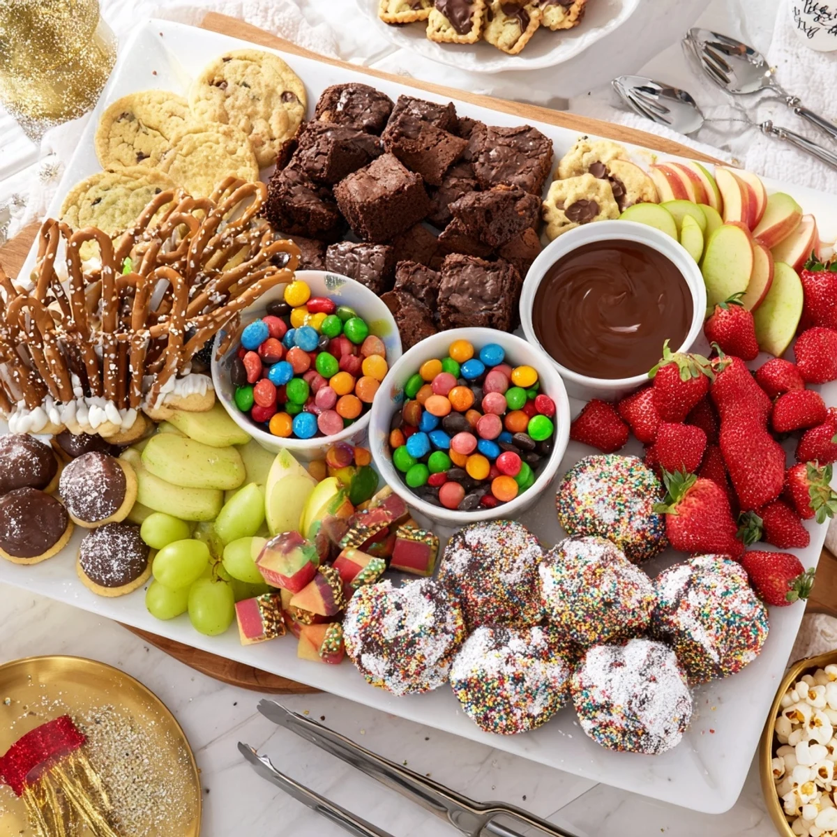 A breathtaking arrangement of desserts and snacks perfect for celebrations.