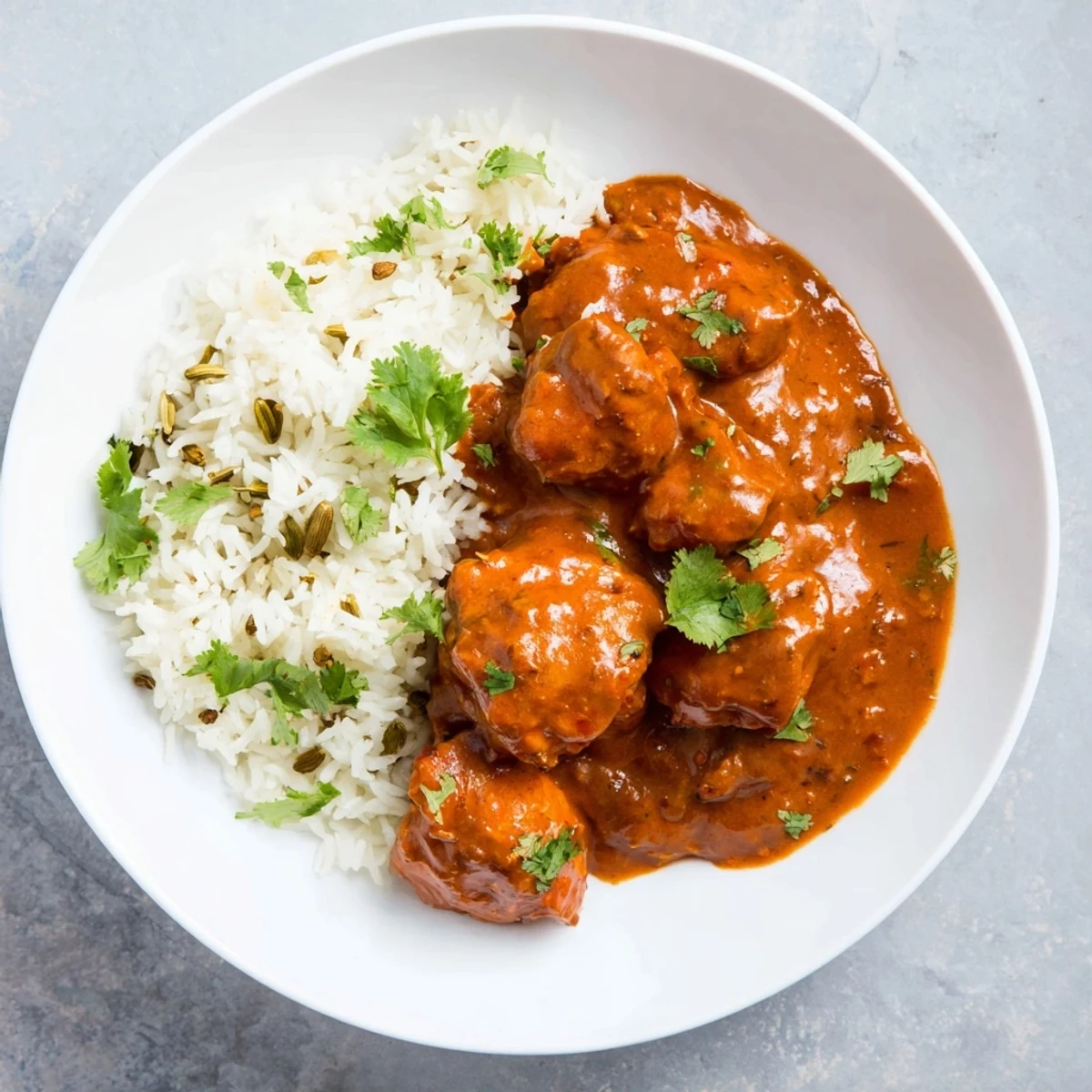 Butter Chicken Rice Pilaf