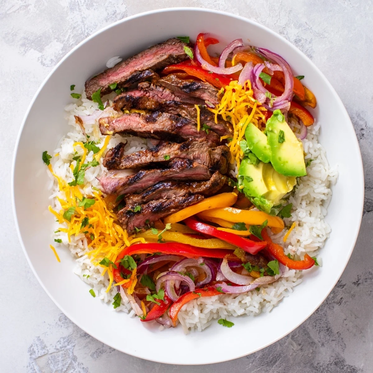 BBQ Steak Fajita Bowl