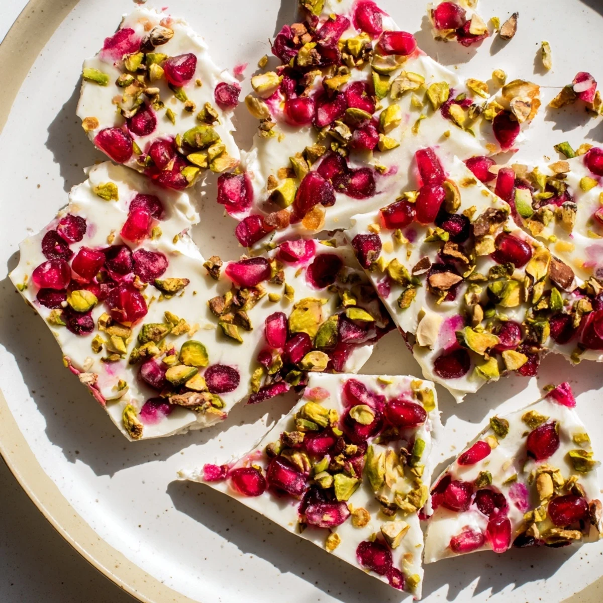 Frozen Yogurt Bark Pomegranate