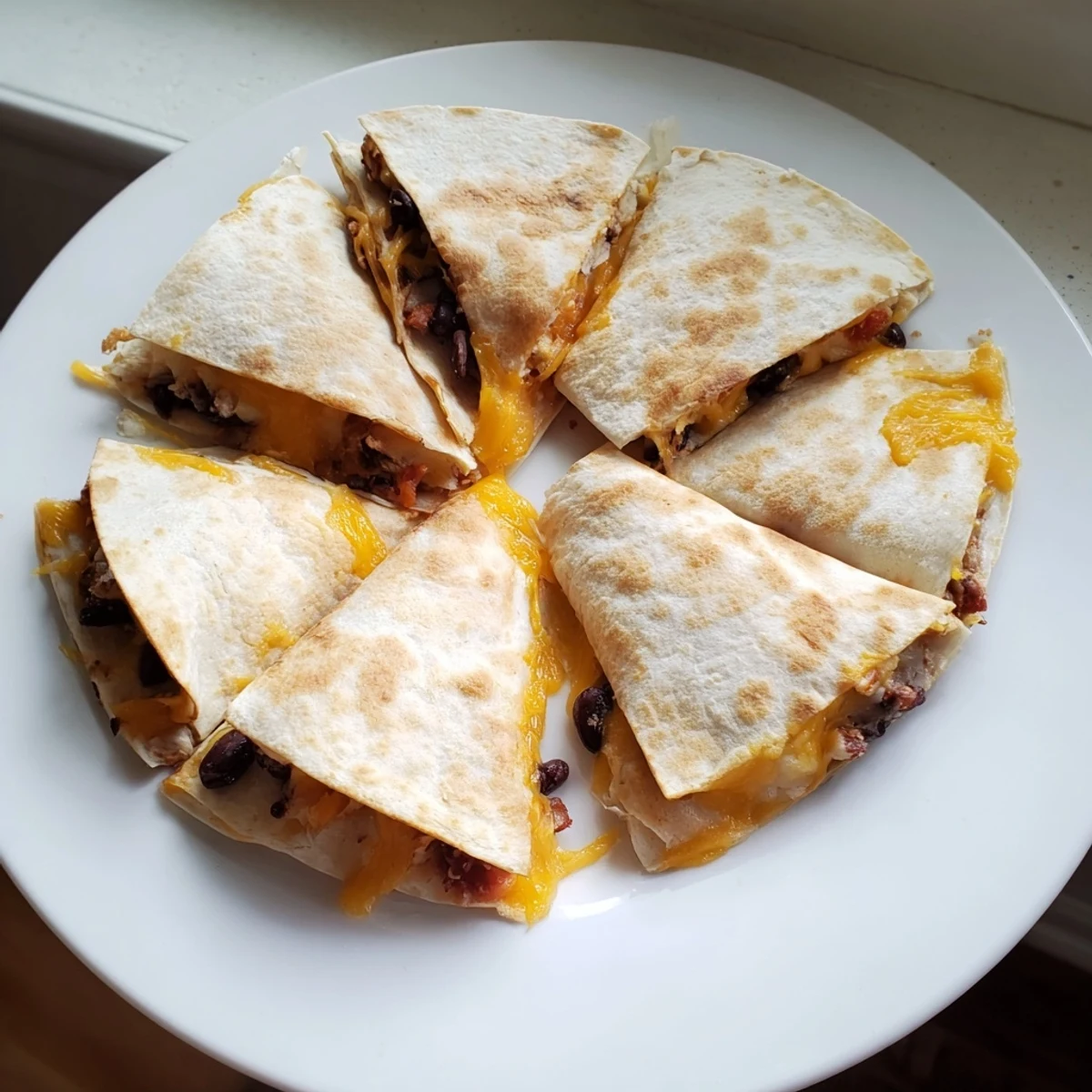 Bean and Cheese Quesadillas