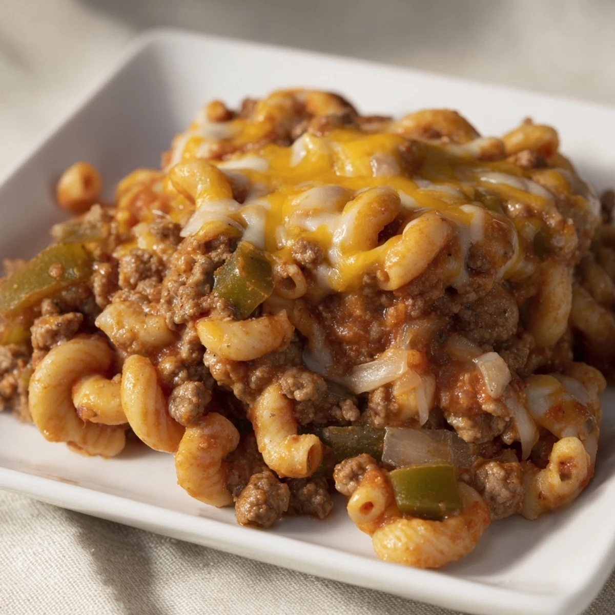 Hamburger Casserole Macaroni Beef