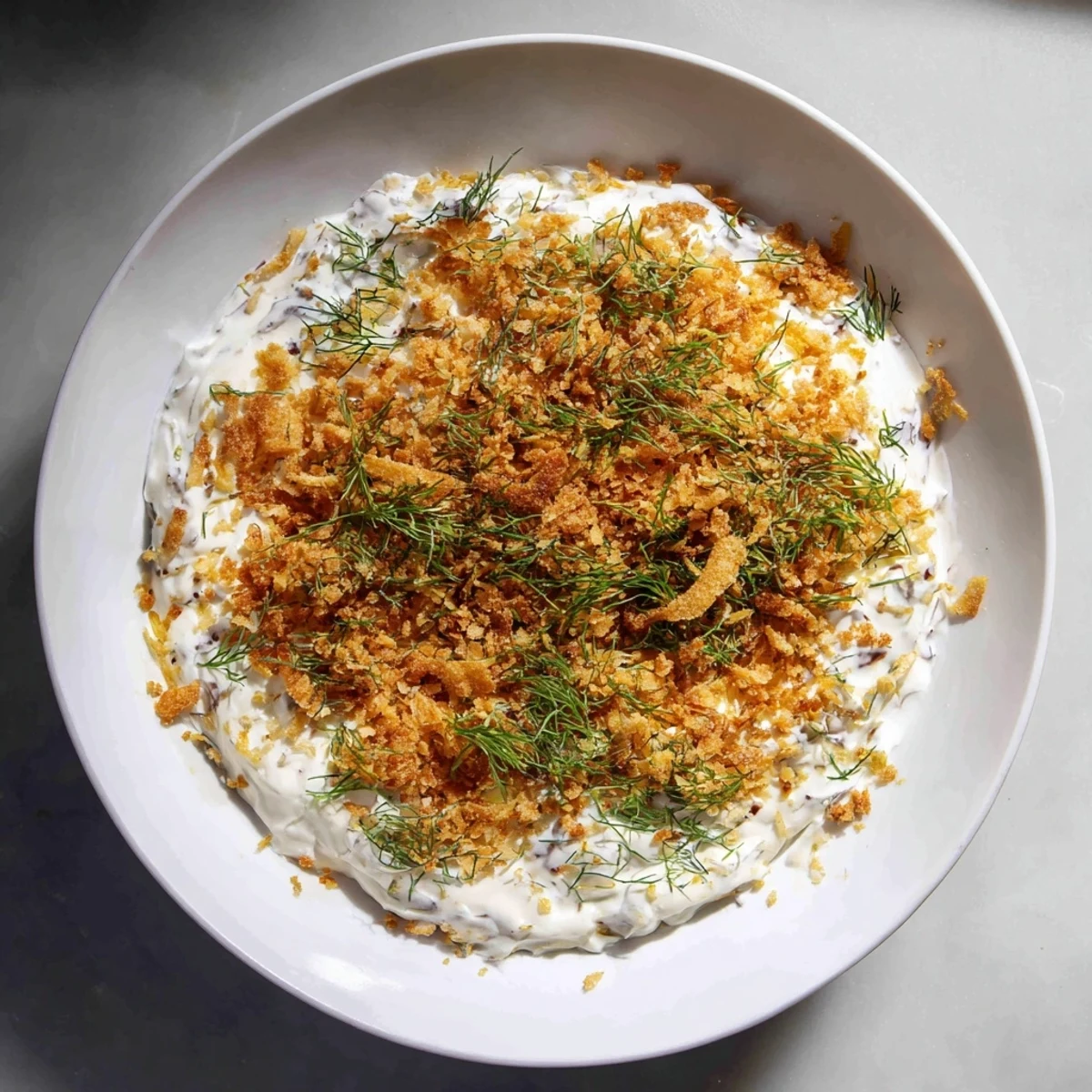 Tangy creamy fried pickles