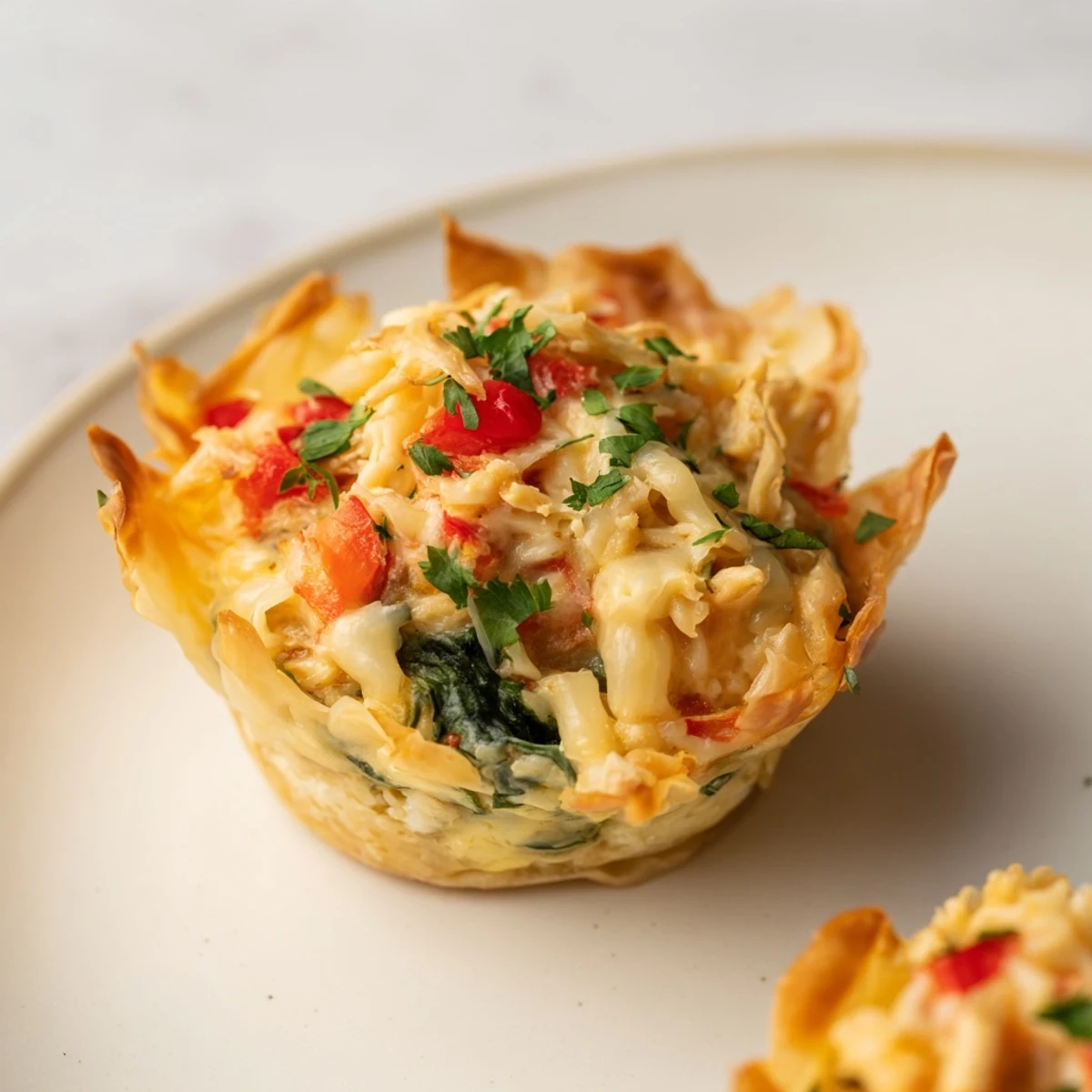 Easy Festive Mini Quiche Cups