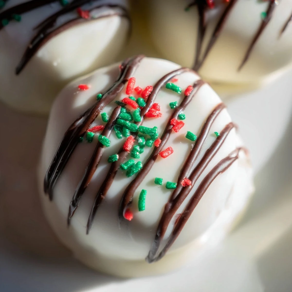 Simplified Christmas Oreo Truffles