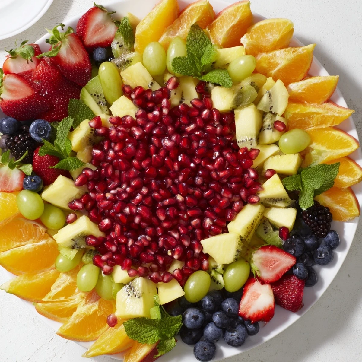 Pomegranate Starburst Platter