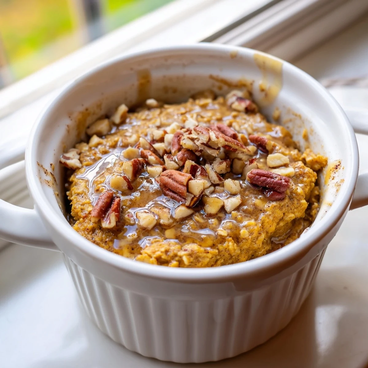 Pumpkin Spice Baked Oats