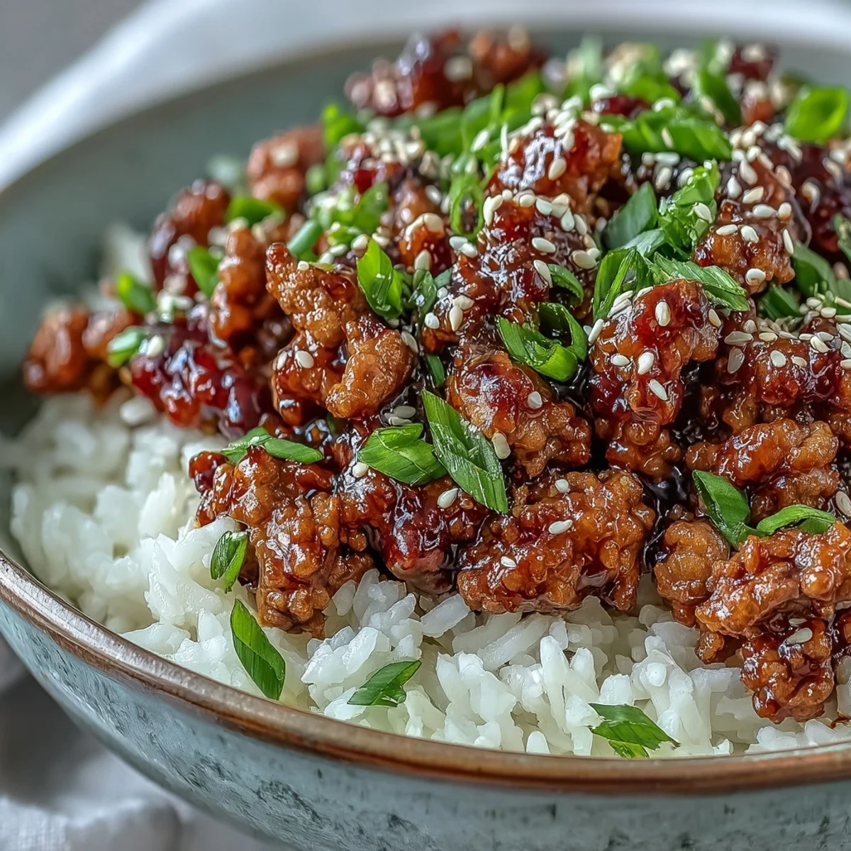 Korean-Style Ground Turkey