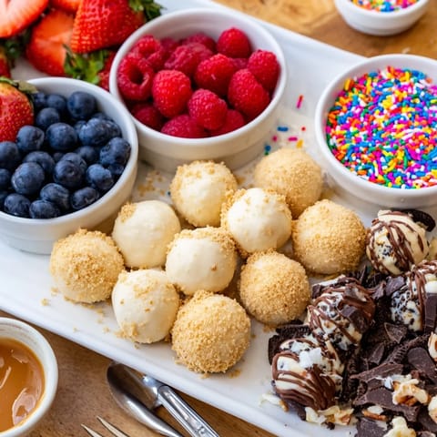 Deconstructed Dessert Board Cheesecake