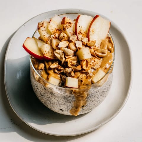 Apple Chia Pudding Peanut Butter