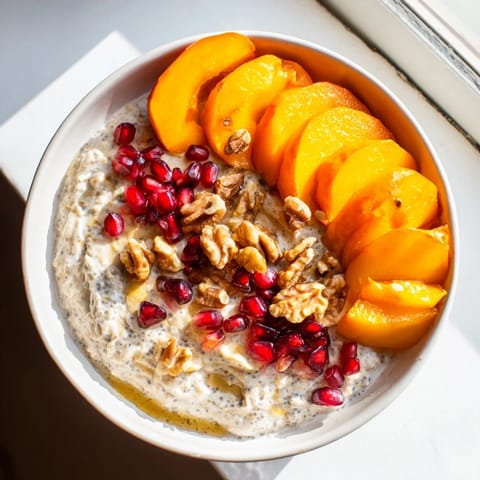 Overnight Oats with Persimmon