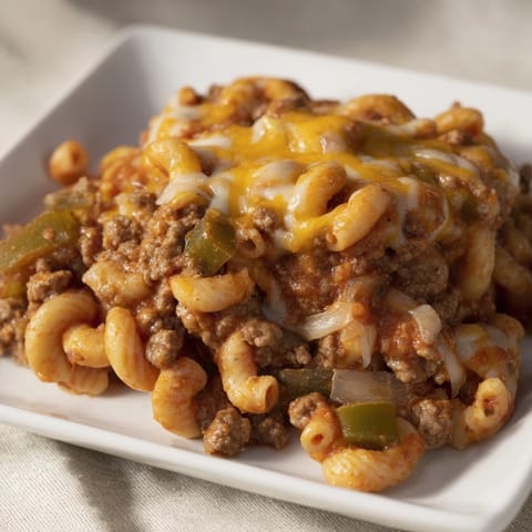 Hamburger Casserole Macaroni Beef