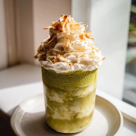 Toasted Coconut Gingerbread Iced