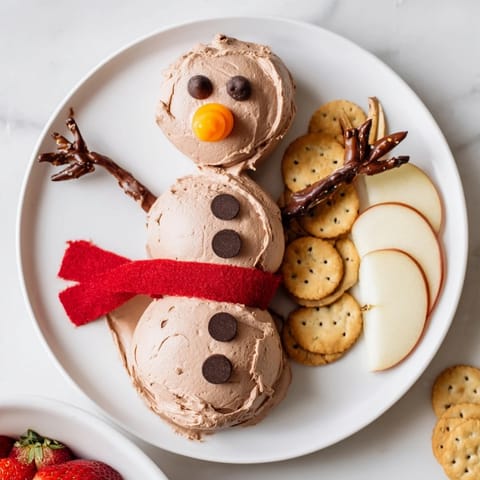 Hot Cocoa Dip Snowman