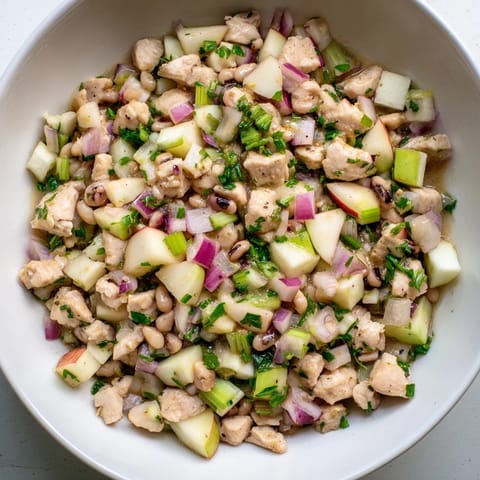 Chicken Apple New Years Luck