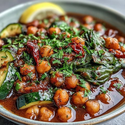 Hearty Chickpea and Vegetable Stew