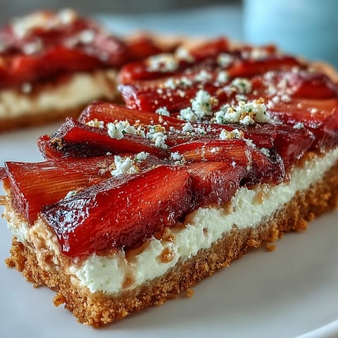 The Rhubarb, White Chocolate, and Elderflower Tart features creamy white chocolate custard and tangy rhubarb on a crisp base.