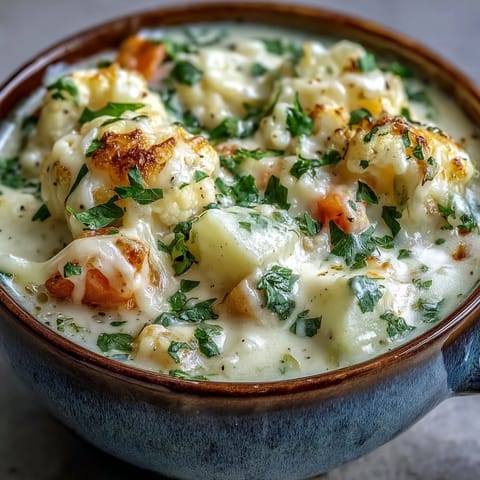 Vegetarian Cauliflower Chowder