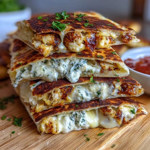 Mini Quesadilla Triangles Salsa