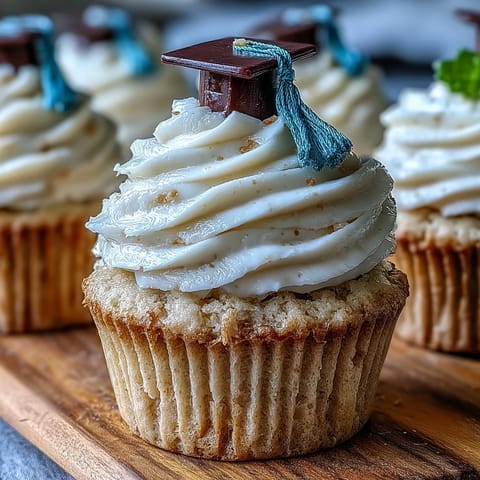 Graduation Cupcakes Fondant Caps #477
