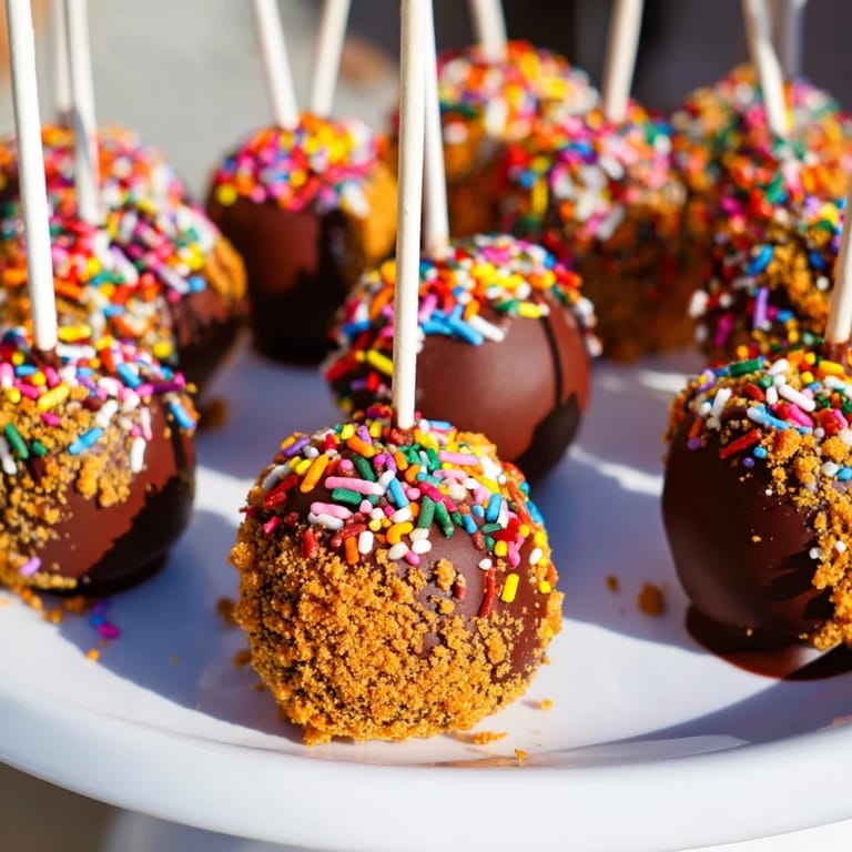 Deliciously creamy Smores Cinnamon Birthday Cake Pops ideal for festive celebrations and sweet cravings.