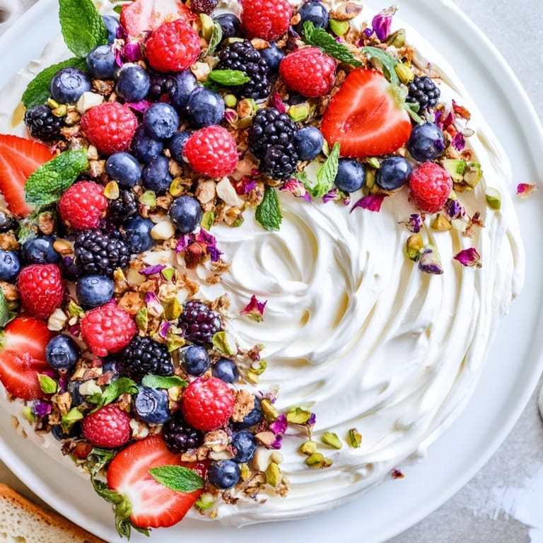 Vibrant Butter Board Dessert Version showcasing whipped cream cheese and mixed berries delight.