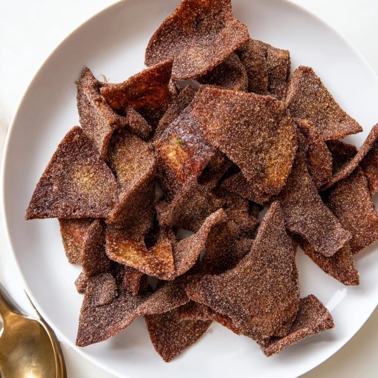 Indulge in crispy chocolate dessert chips & salsa featuring refreshing fruit medley.  