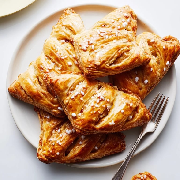 Delicate, flaky pastry encases sweet apple filling in these charming Mitten Shaped Hand Pies, ready to enjoy.