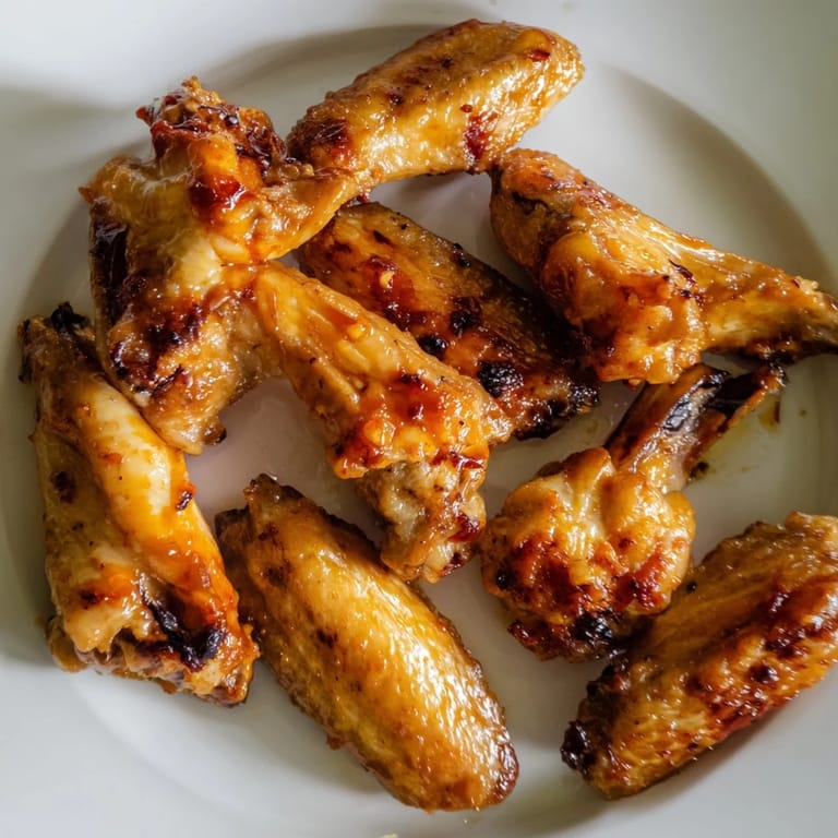 Tender, flavorful baked honey BBQ wings, perfect for a game day appetizer or casual meal.