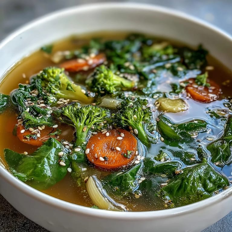 Vibrant Collagen-Boosting Broth Bowl with turmeric, ginger, and vegetables, steaming in a rustic white ceramic bowl for a nourishing meal.  