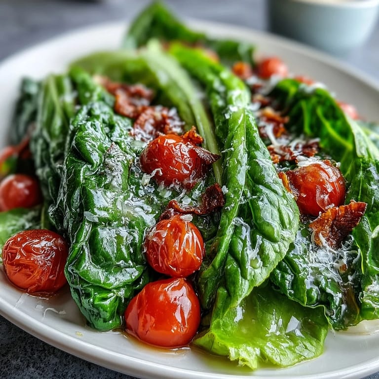 Crisp dandelion greens tossed in lemon vinaigrette, topped with shaved Parmesan and toasted pine nuts for a bright Mediterranean salad.